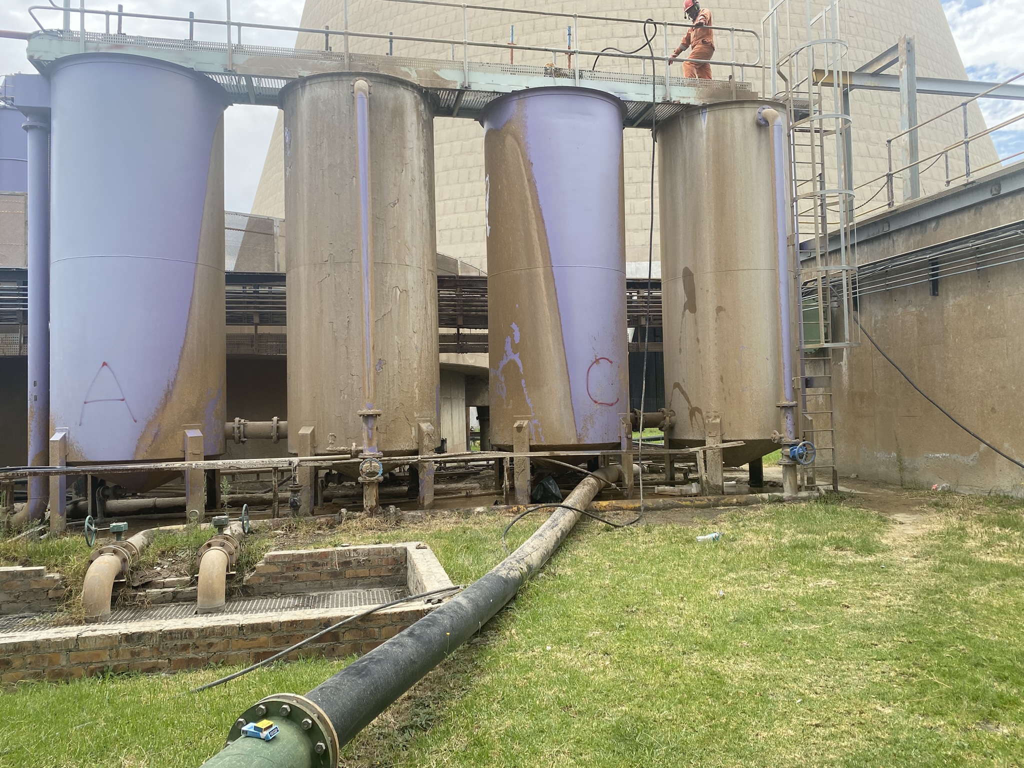 Field view of engineering site
